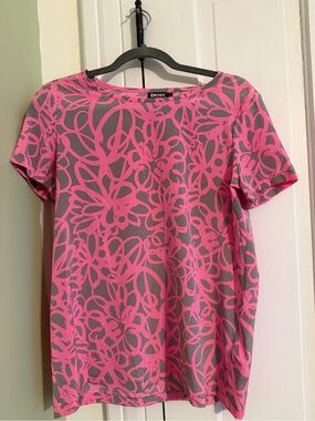 DKNY Pink & Grey Shirt